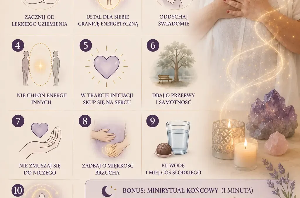 Przewodnik: Jak zadbać o swoją energię podczas kursu reiki